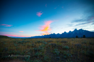 Tetons Sunset