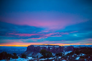 Canyonlands Grand View Point Sunset