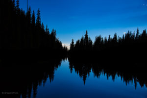 Reflections on Lake Irene in Rocky Mountain NP