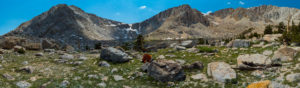 Cottonwood Lakes Basin with Northface tent