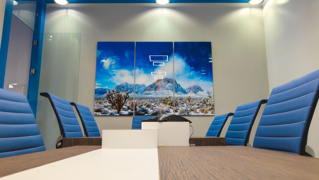 Las Vegas Red Rock office artwork
