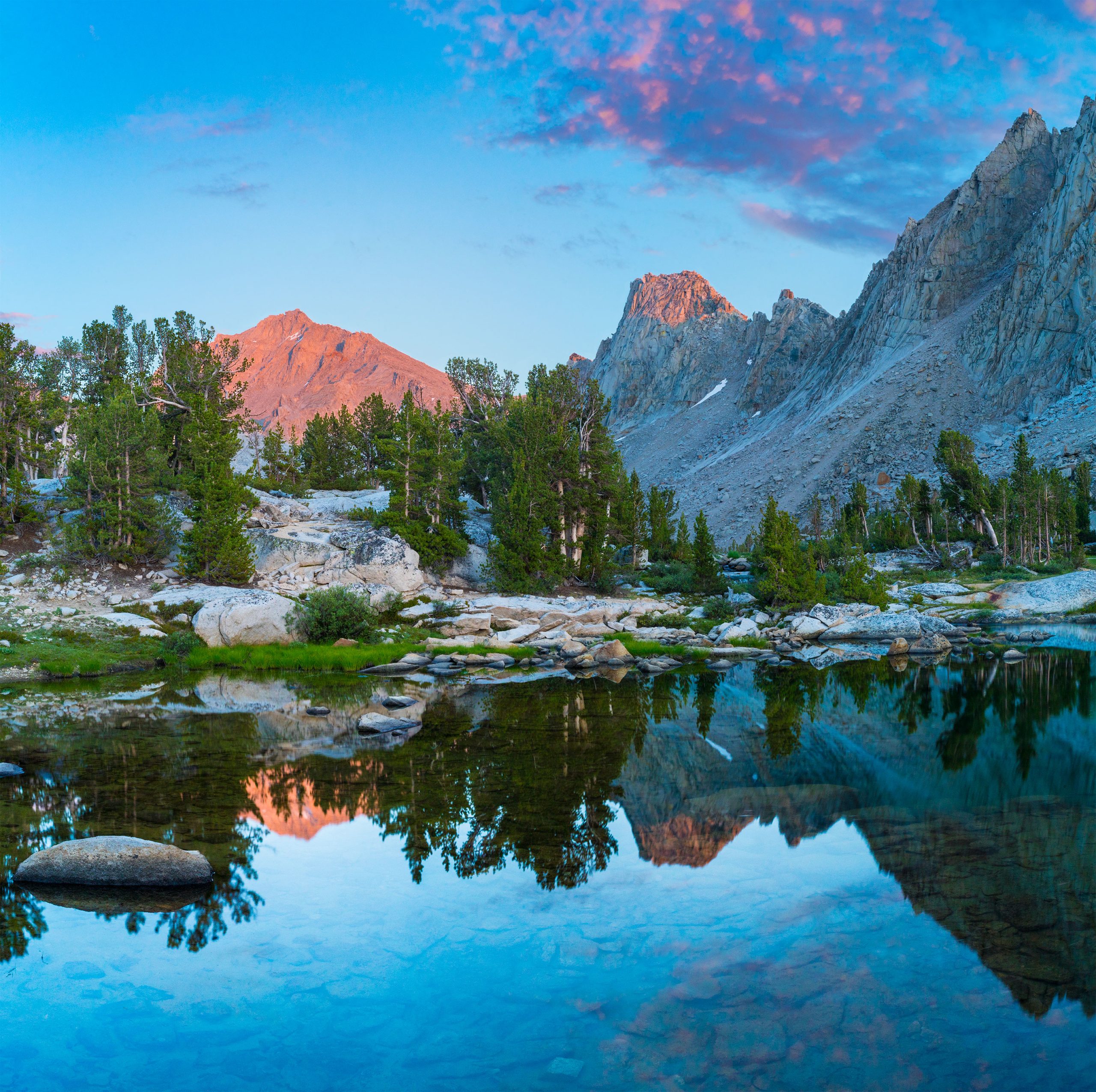 wilderness sunset reflection landscape photograph